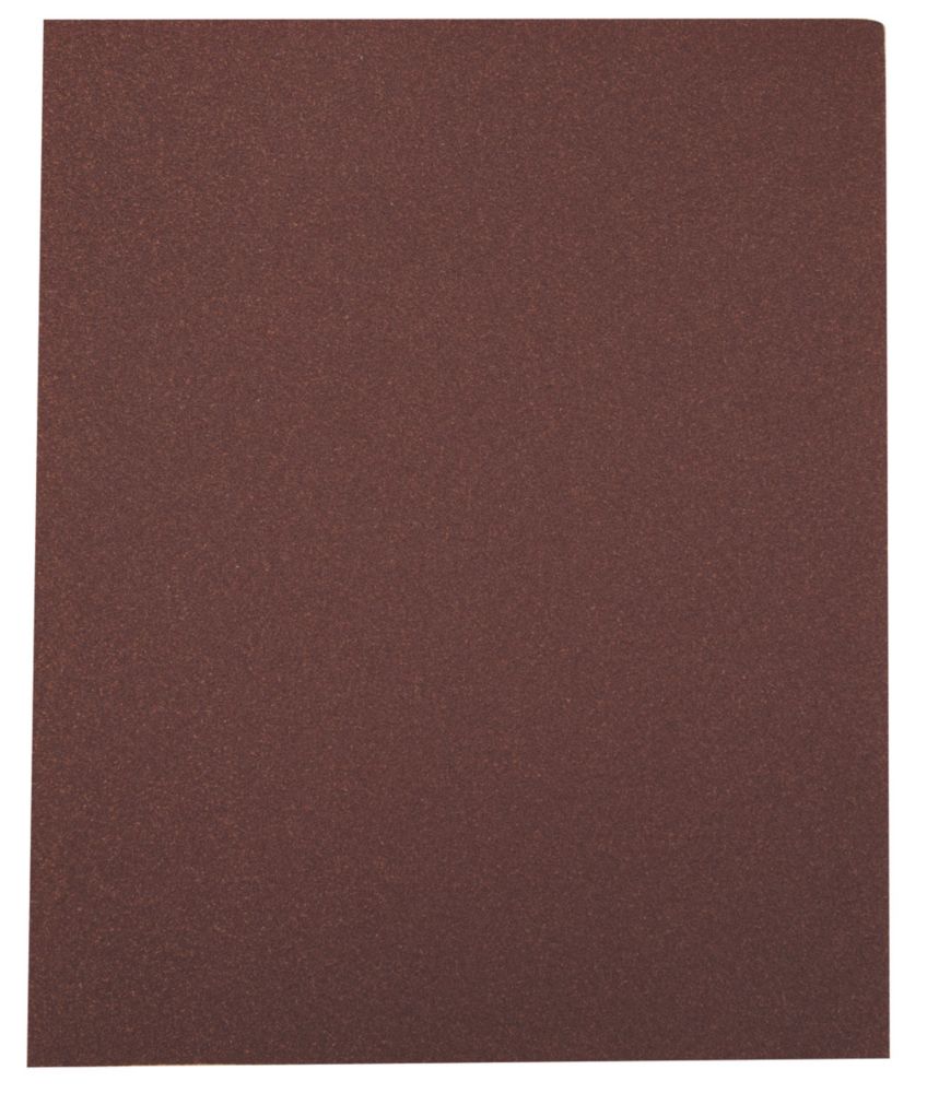 Lot de 10 papiers abrasifs ponceuse rectangulaire non perforés 280 x 230mm grain 40