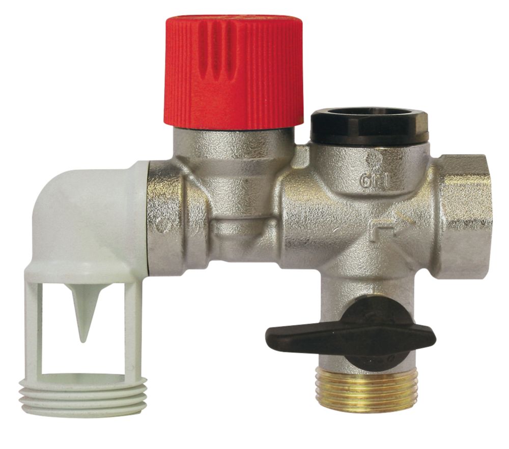 Groupe de sécurité horizontal inox ¾" Somatherm