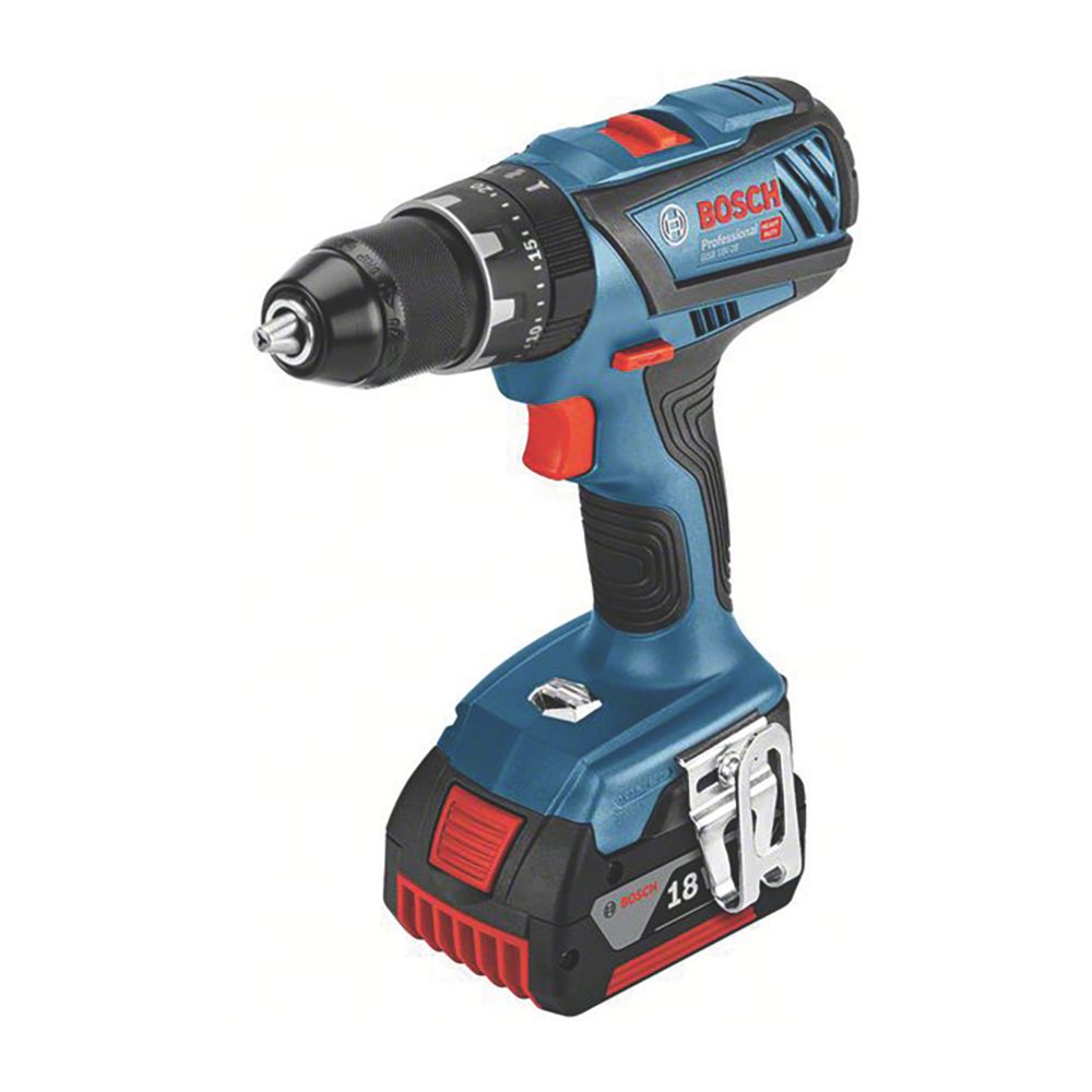 Perceuse visseuse à percussion sans fil brushless Bosch 18V 2x4,0Ah Li-ion