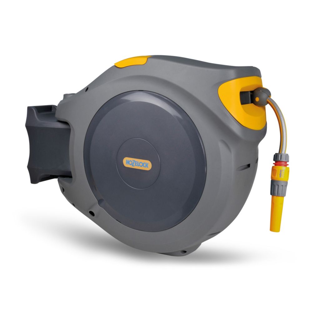 Dévidoir mural équipé Hozelock AutoReel L. 40m diam. 12,5 mm