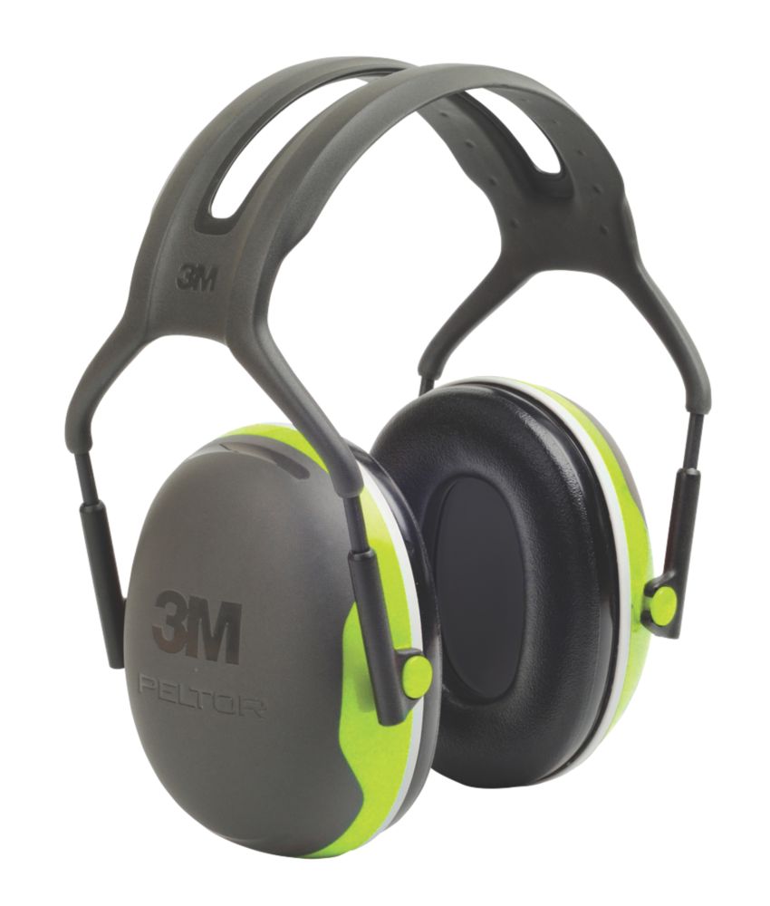 Casque antibruit 3M Peltor X4A noir / vert SNR 33dB