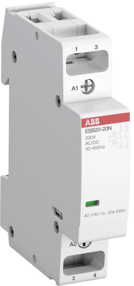 Contacteur modulaire ESBN 20A 2NO 230V ABB