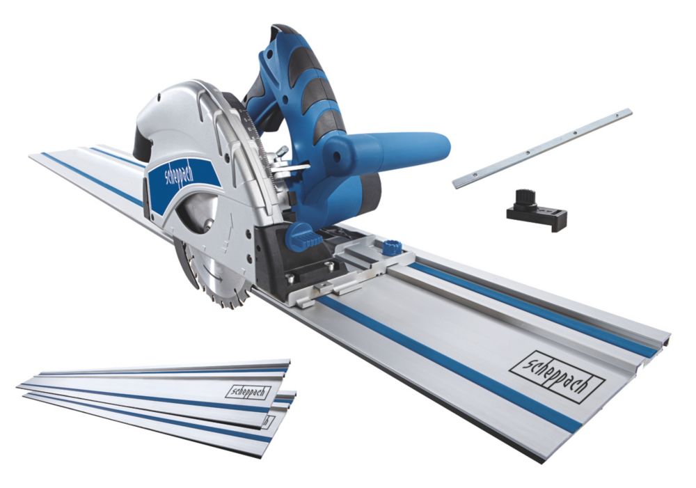 Scie plongeante électrique Scheppach PL55 160mm avec 2 rails 240V