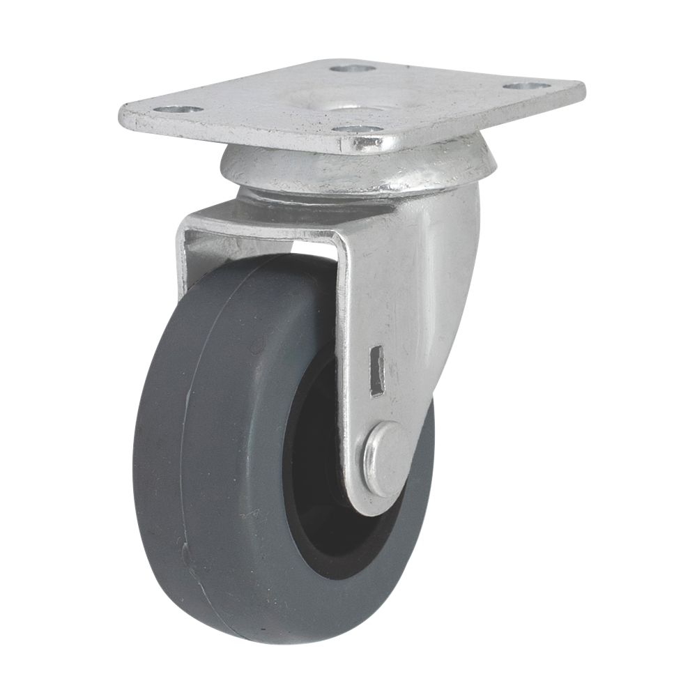 Roulette pivotante en caoutchouc thermoplastique à usage intensif 50mm