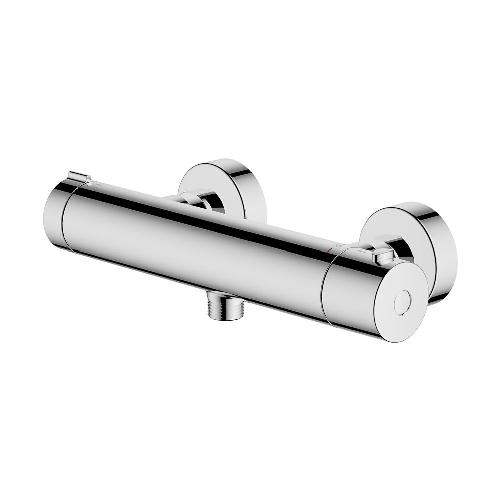 Mitigeur de douche exposé chromé Swirl Duacina
