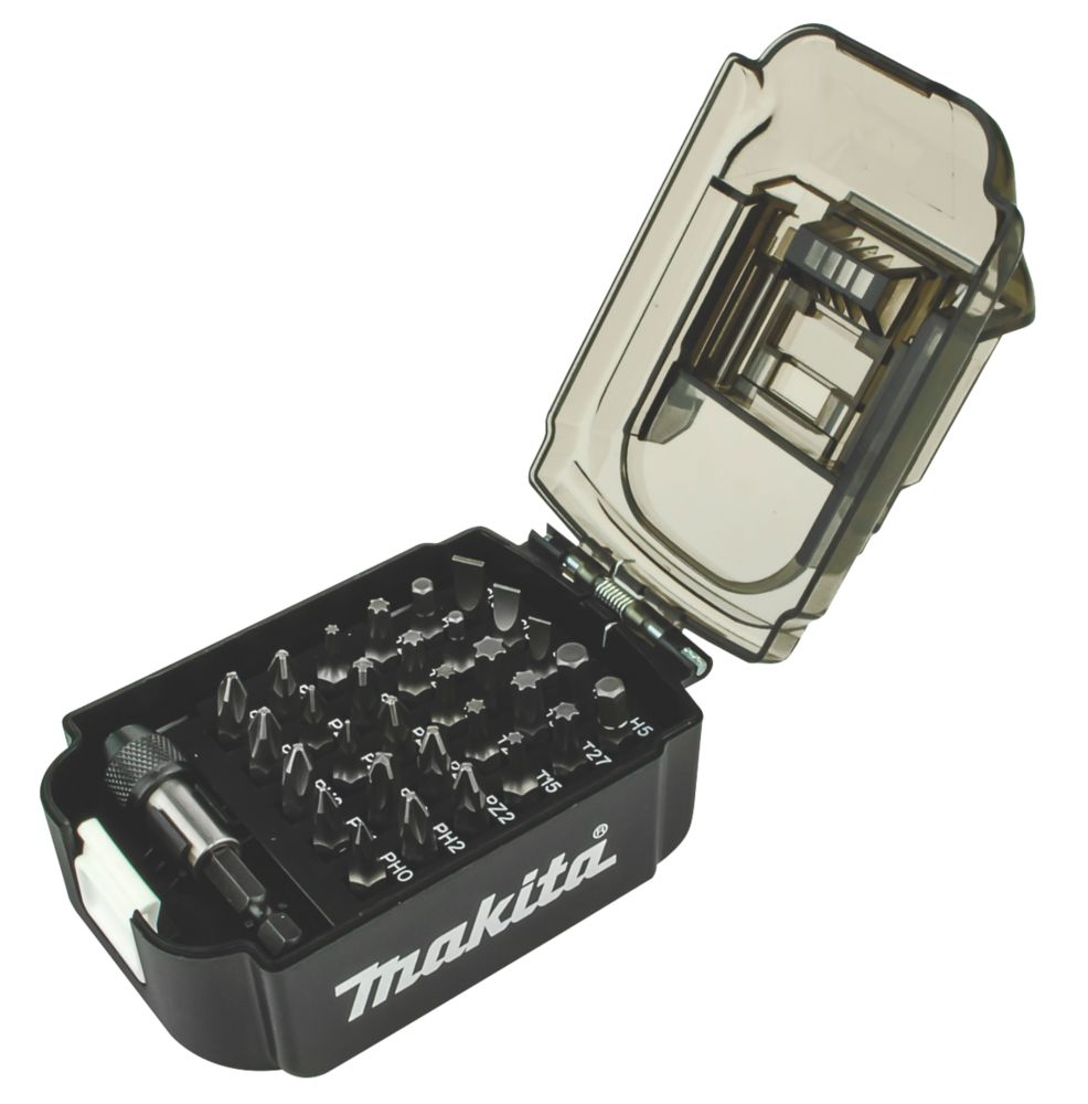 Jeu de 31 embouts de vissage mixtes à tige hexagonale Makita 1/4"