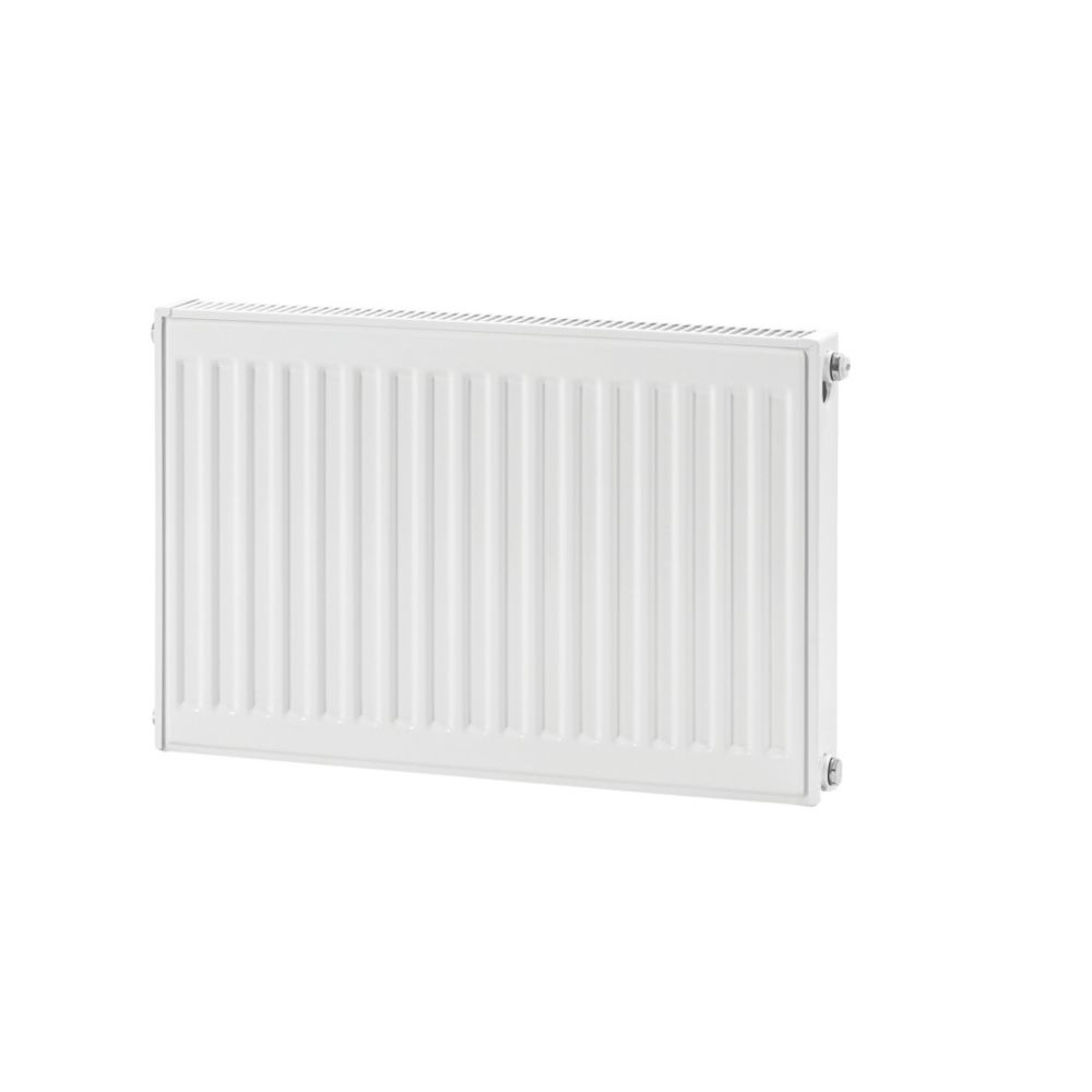 Radiateur eau chaude à double panneau plus Flomasta type 21 400 x 600mm blanc