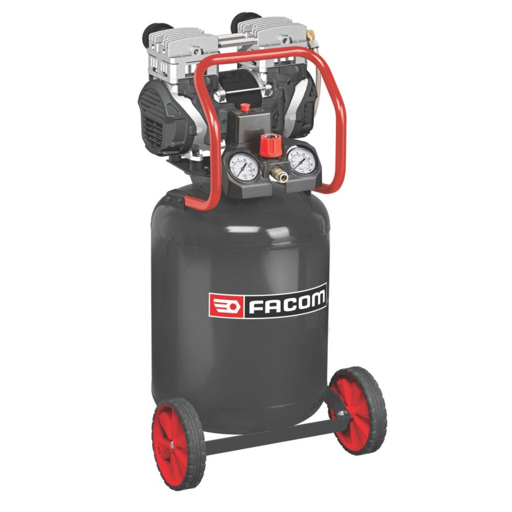 Compresseur d’air électrique brushless vertical et silencieux Facom 427591 50L 230V
