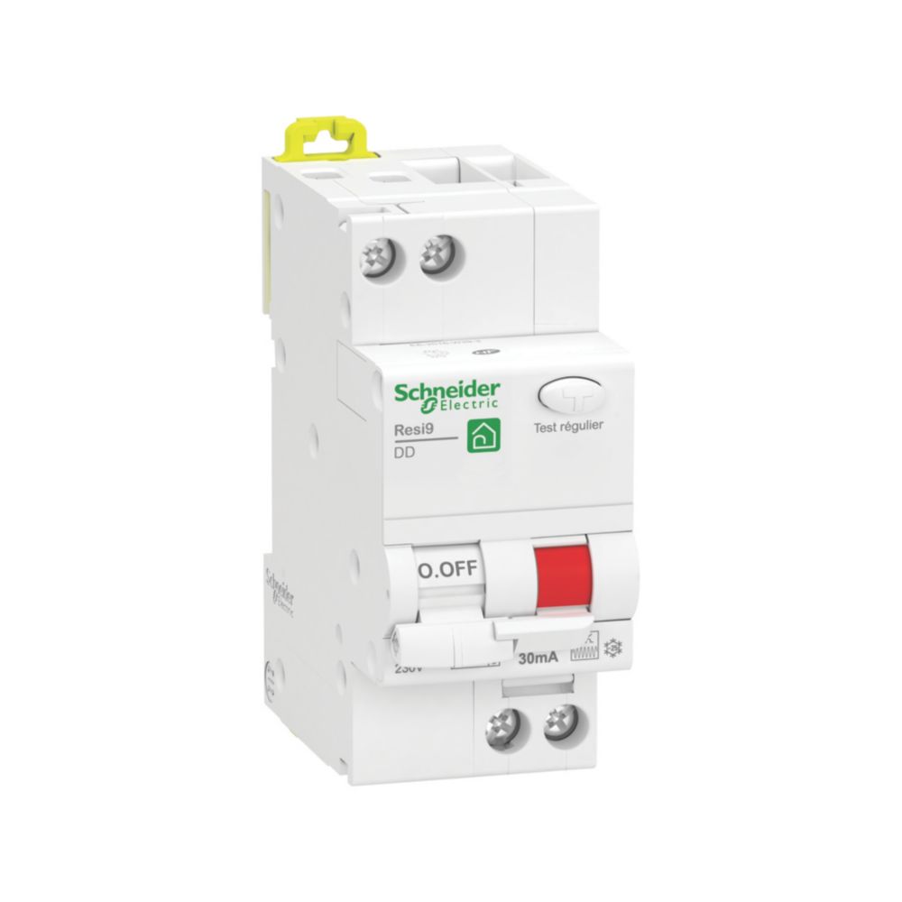 Disjoncteur différentiel Type C 32A 30mA 3kA 1P+N type FSI Resi9 XP Schneider