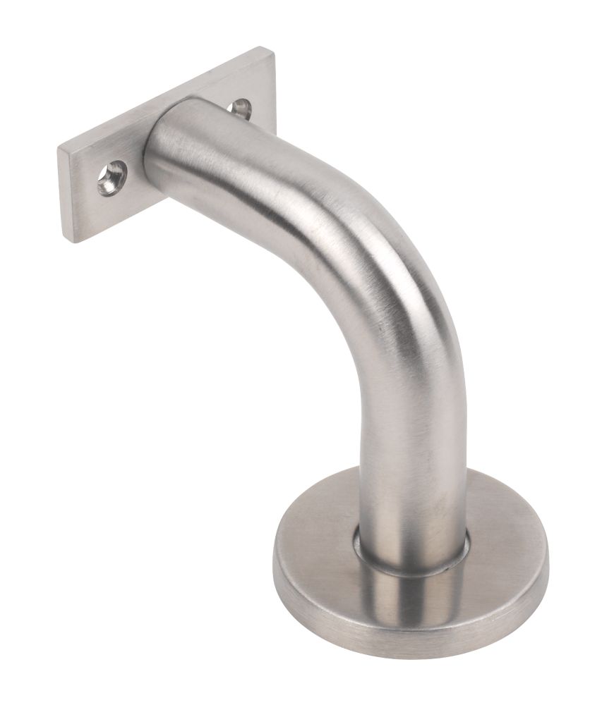 Support de main courante en acier inoxydable satiné 76mm