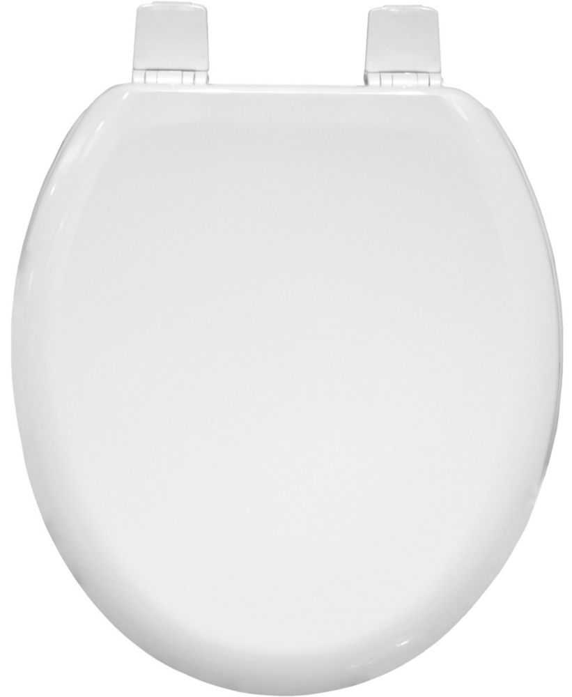 Abattant de WC à fermeture standard Bemis ProSeat en bois moulé blanc