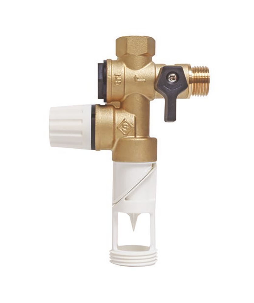 Groupe de sécurité horizontal ou vertical en laiton Somatherm 1/2"