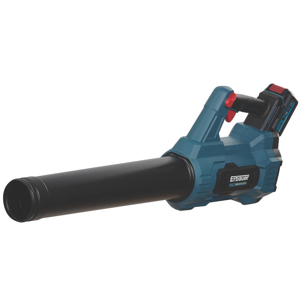 Souffleur à batterie brushless Erbauer 18V (avec batterie et chargeur)