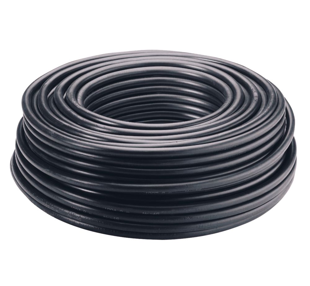 Câble électrique rigide R2V 3G2,5 mm² 100m noir