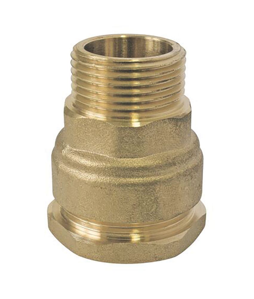 Raccord droit mâle laiton pour tube PE à visser SUMO 25mm x 20/27 - 3/4" Pronorm