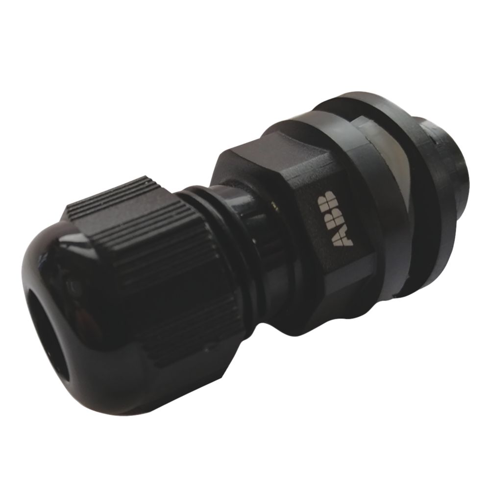 Presse-étoupe à connexion rapide en plastique ABB, 20,2mm, lot de 10