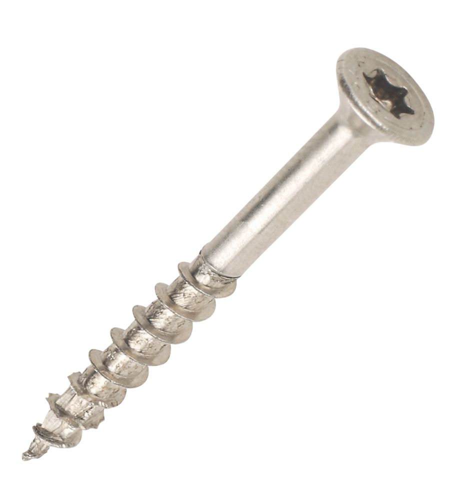 Spax Paquet de 200 vis à tête fraisée en acier inoxydable 4 x 40mm