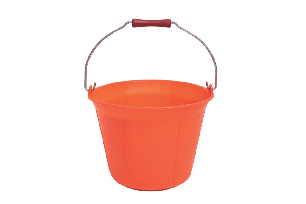 Seau Vinmer en polyéthylène orange 11L