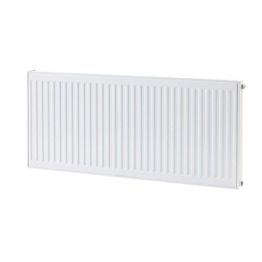 Radiateur eau chaude à simple panneau Flomasta type 11 500 x 1200mm blanc