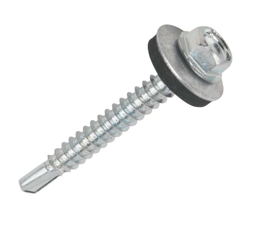 100 vis autoperceuses en acier au carbone EasyDrive 5,5 x 32mm