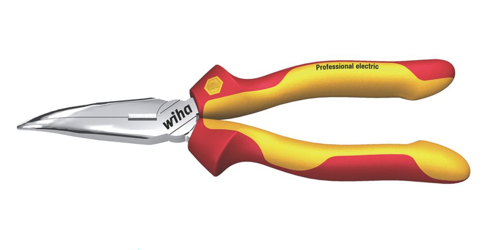 Pince à bec long électrique Wiha 8" (200mm)