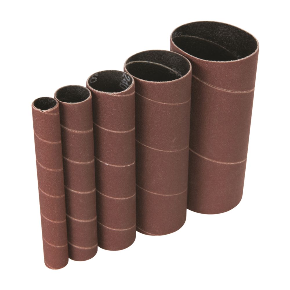 Lot de 5 manchons abrasifs non perforés 115mm x 51mm grain 240, Triton