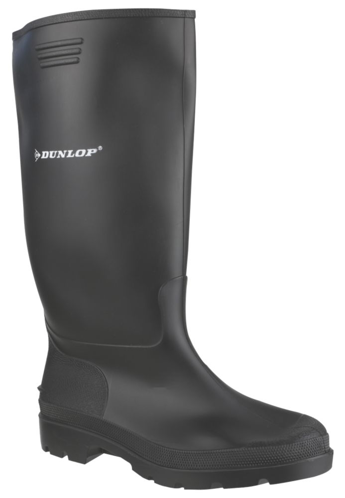 Bottes en caoutchouc sans métal non sécuritaires Dunlop Pricemaster 380PP noires pointure 43