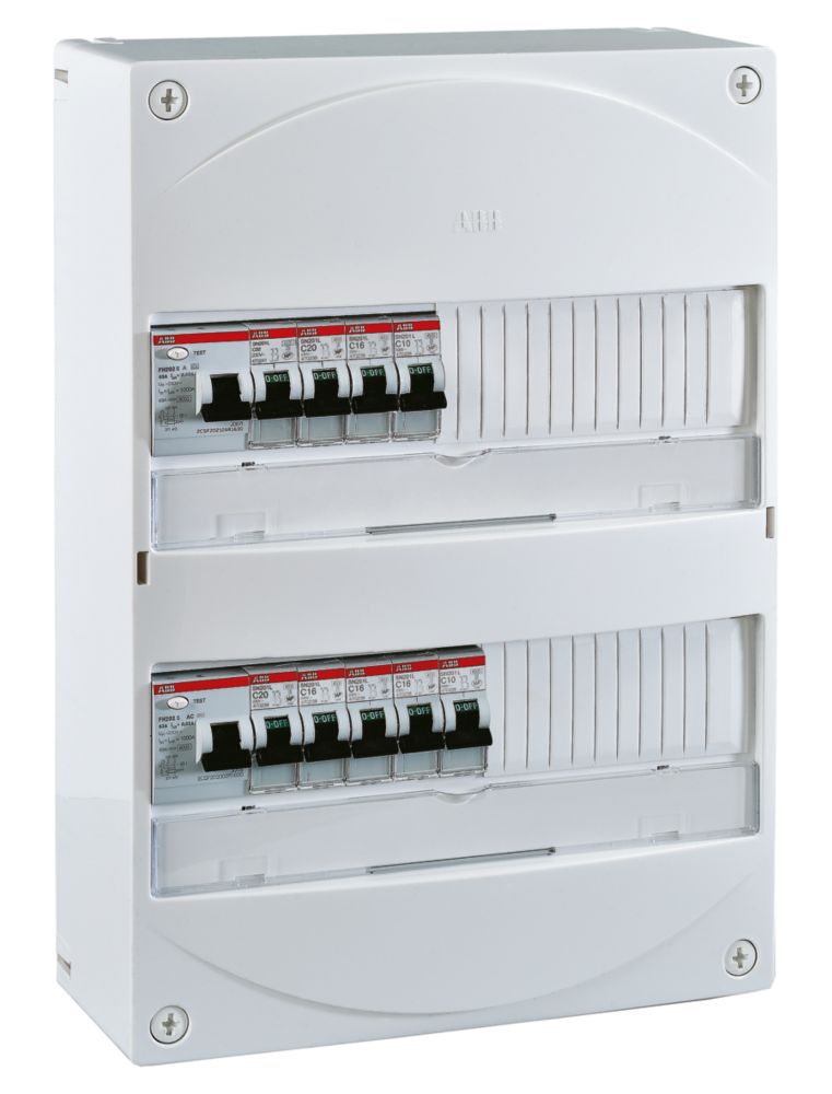 Tableau électrique pré-équipé haute intégrité ABB Gale'O PRO, 2 rangées, 26 modules