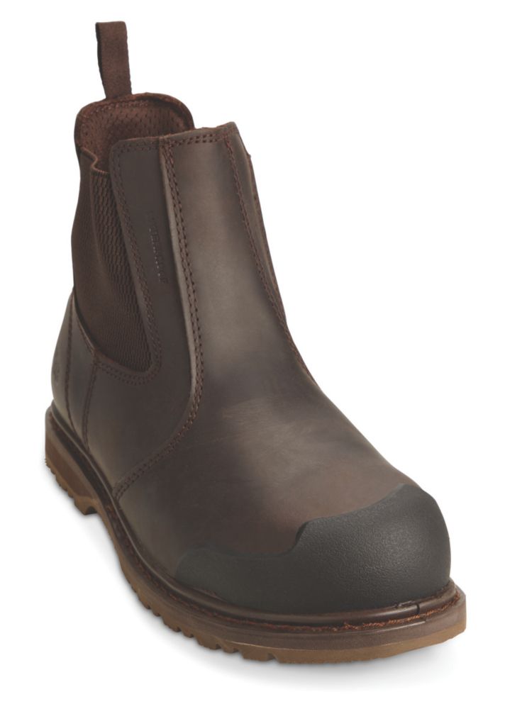 Bottines de sécurité S3 Site Prairie pointure 45 marron coque en acier résistante à l'eau