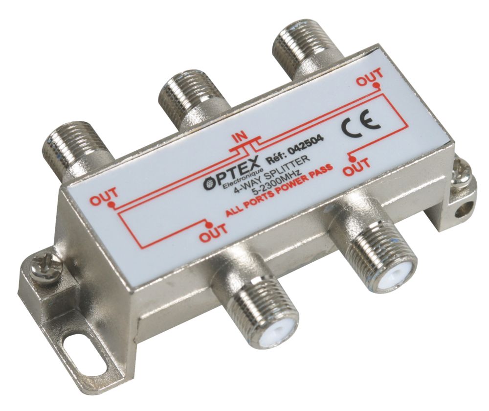 Répartiteur intérieur 4 voies Optex
