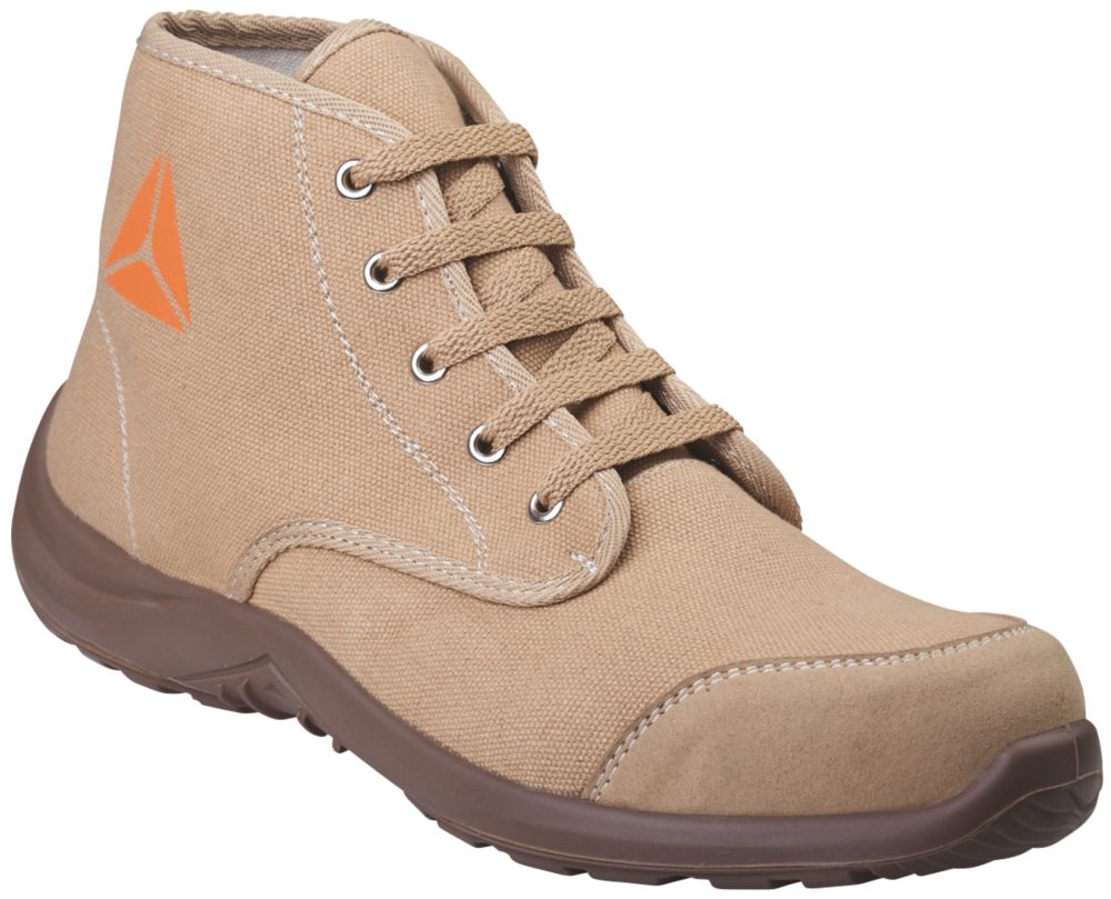 Chaussures de sécurité montantes S1 Delta Plus Arona sable pointure 41