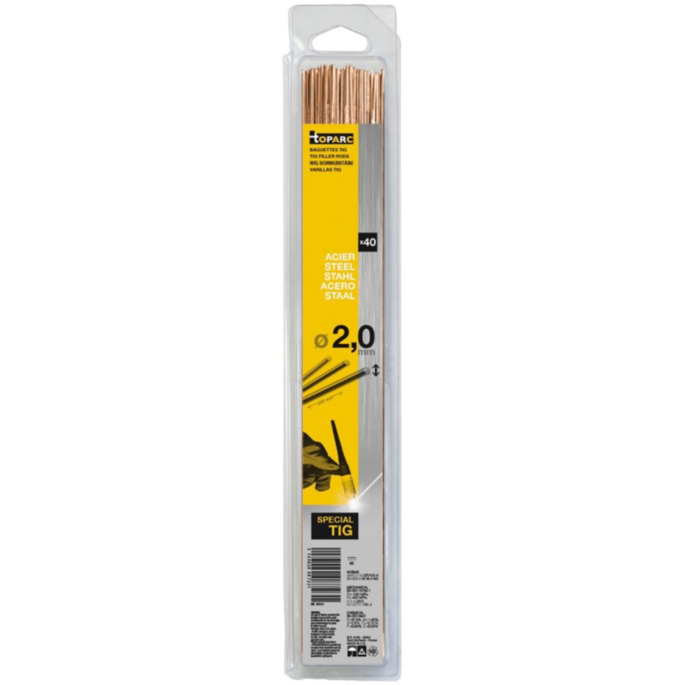 Baguette de soudage Tig Gys 087231 0,33m x 2mm