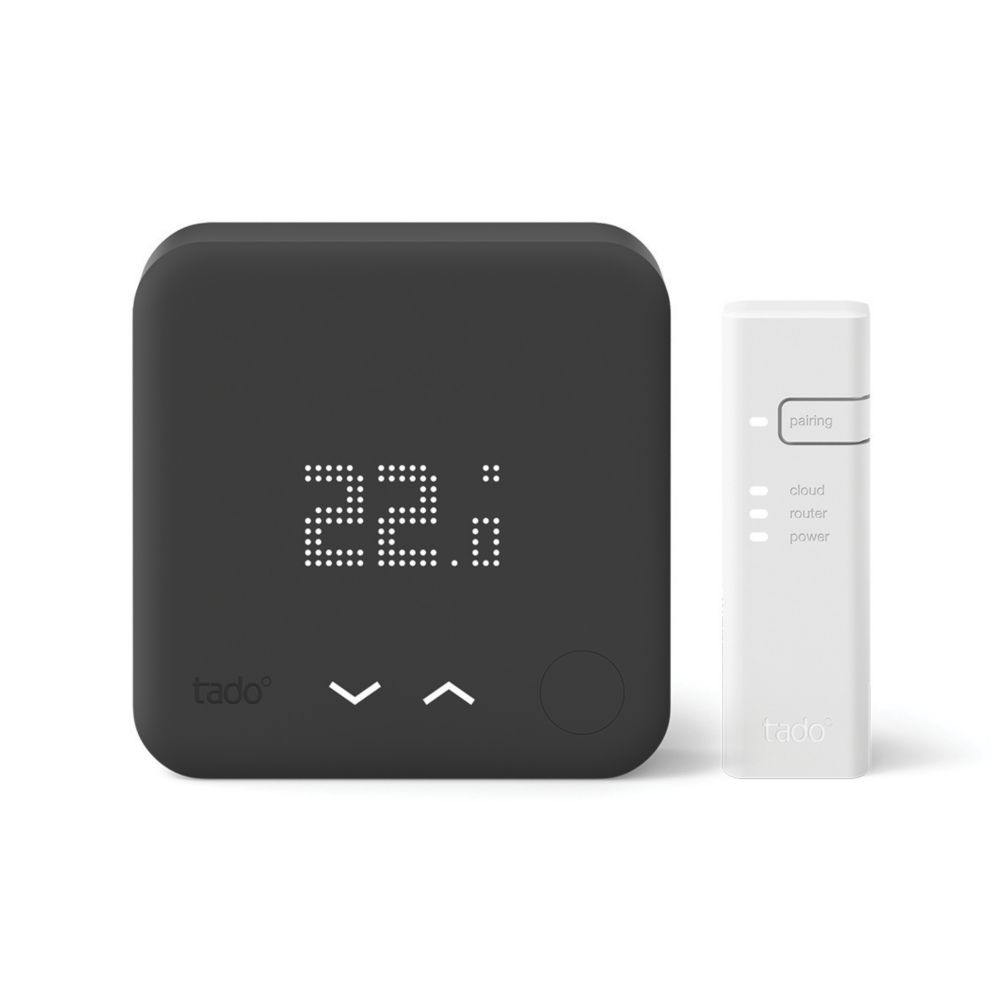 Kit de démarrage de thermostat à eau chaude et chauffage filaire Tado V3+