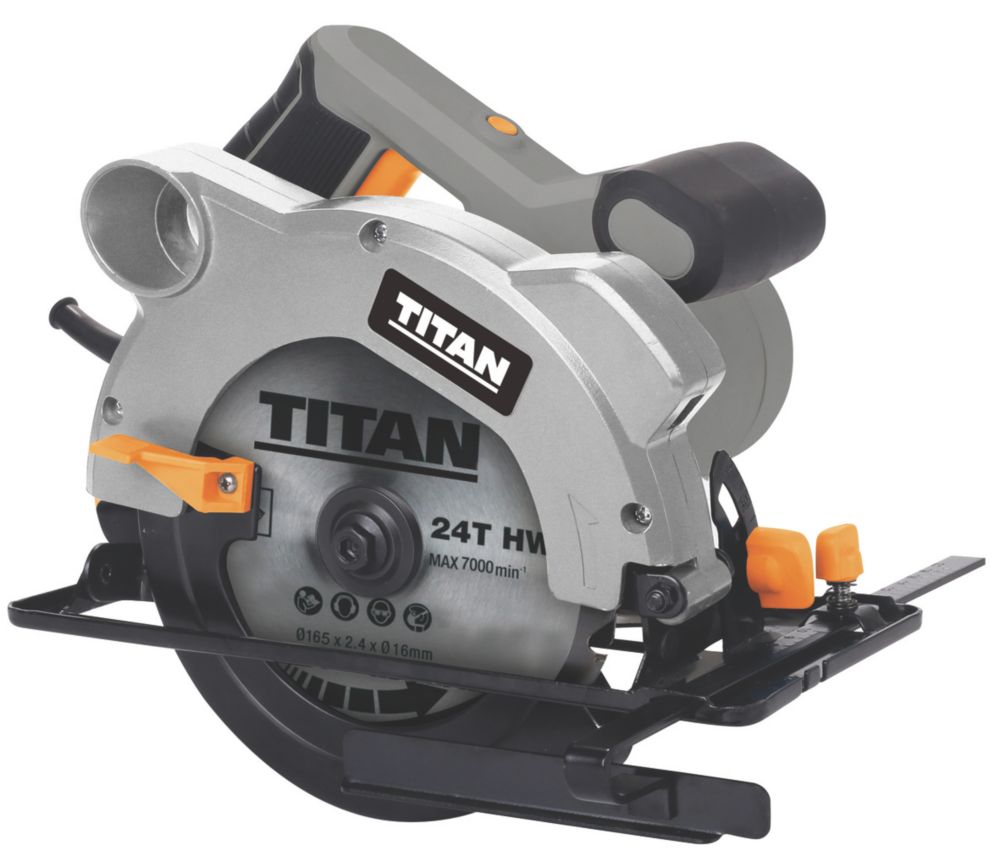 Scie circulaire filaire Titan TTB874CSW 1 200W 165mm 240V