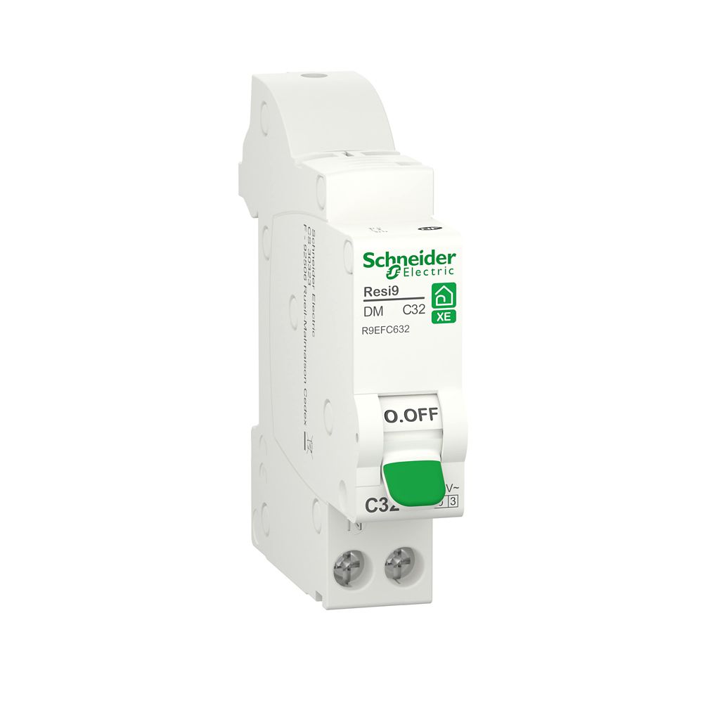 Disjoncteur 32A type C Auto 3kA 1P+N embrochable Resi9 XE Schneider