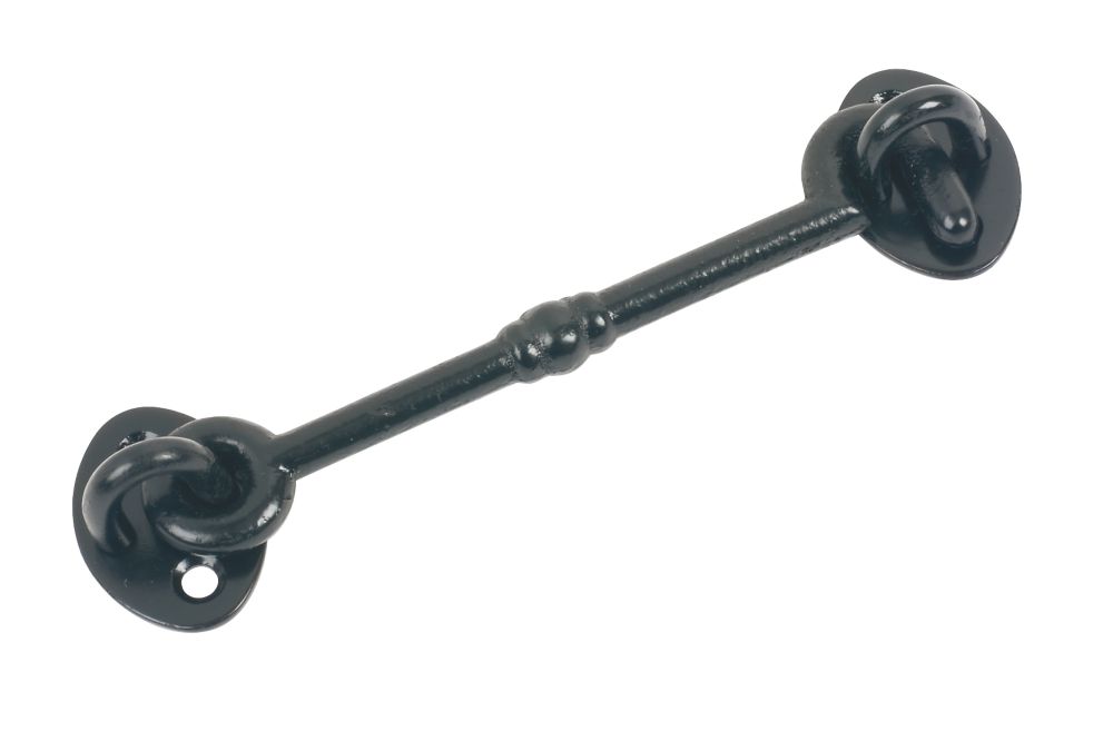 Crochet de cabine noir 150mm
