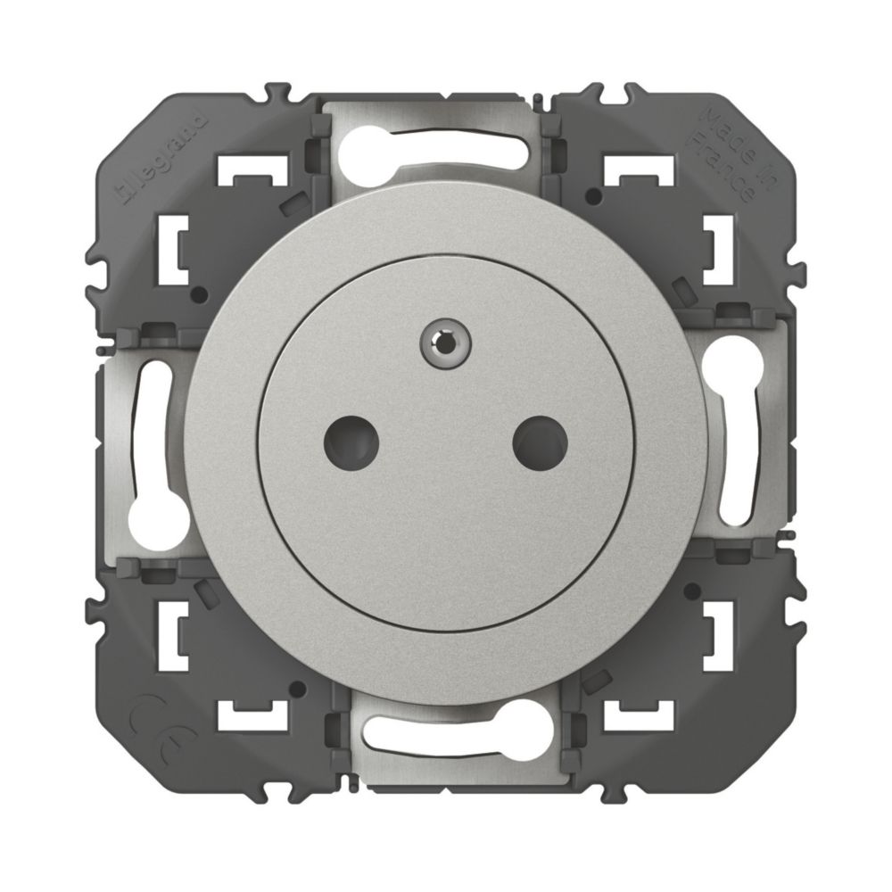 Legrand - Prise surface 2P+T 16A Dooxie - aluminium