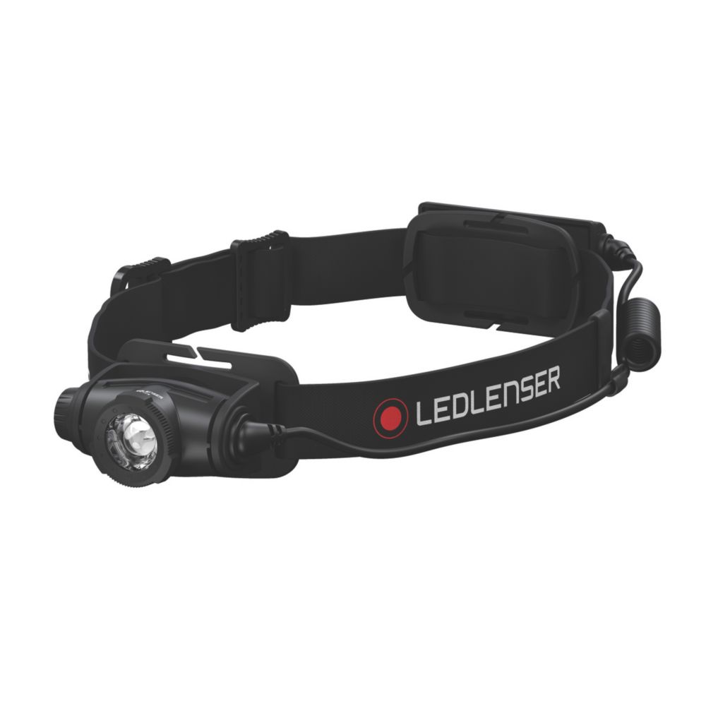 Lampe frontale à LED rechargeable LEDlenser H5R Core noire 500lm