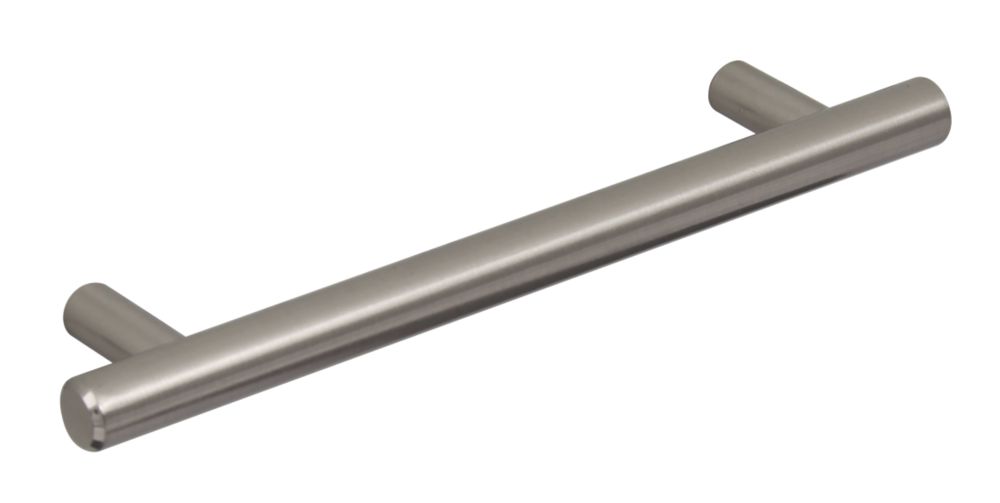 Poignée barre Hafele Barkston en nickel brossé 256mm