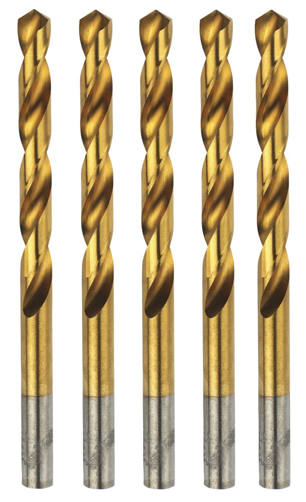 Forets HSS meulés Erbauer 10 x 133mm, lot de 5