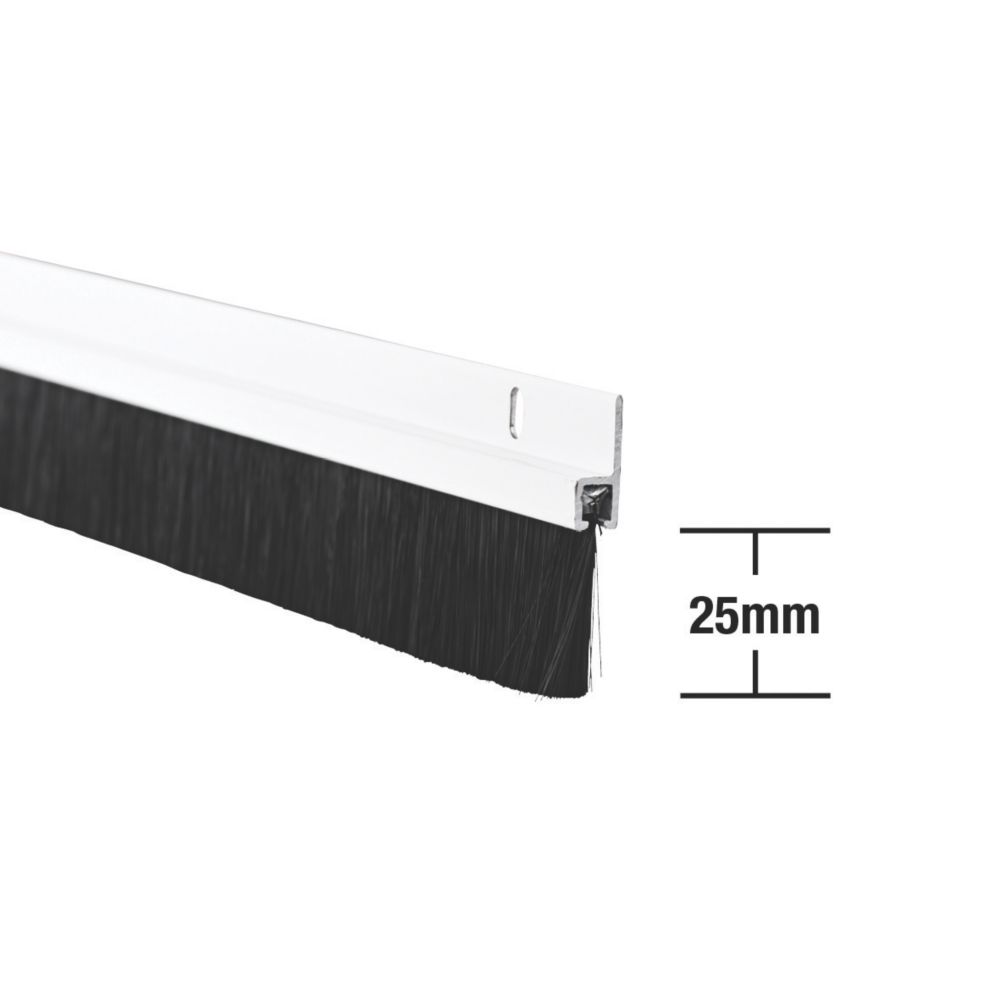 Joint à brosse robuste Stormguard blanc 0,91m