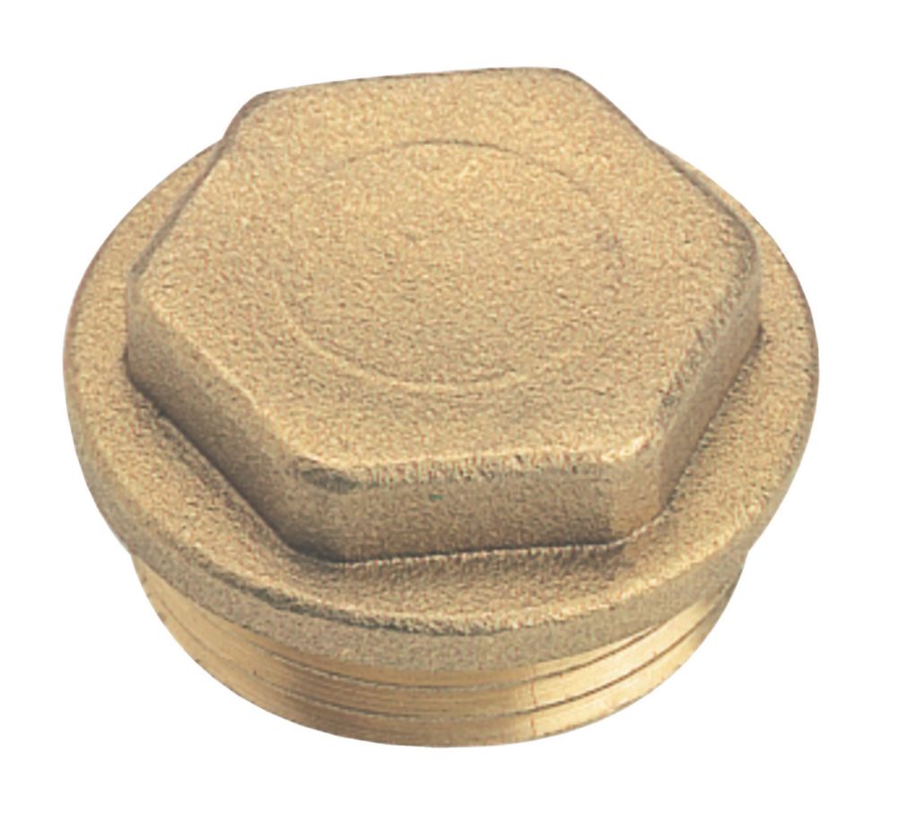 Bouchon mâle en laiton à visser 3/4" Pronorm, lot de 2