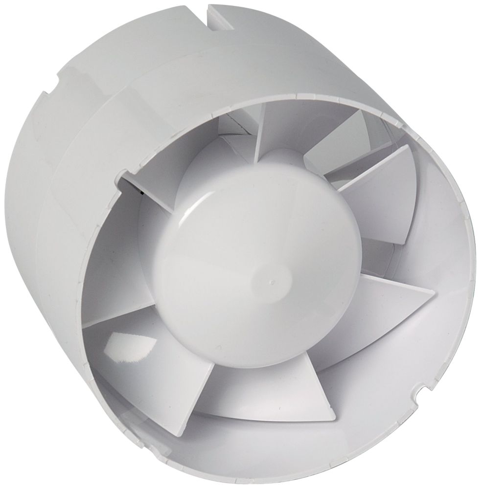 IN-OV - Ventilateur Extracteur d'air, économique 125mm, 16W/240m³,  extracteur axial conduit en ligne : salle de bain, cuisine,.. Garantie  2ans. : : Bricolage