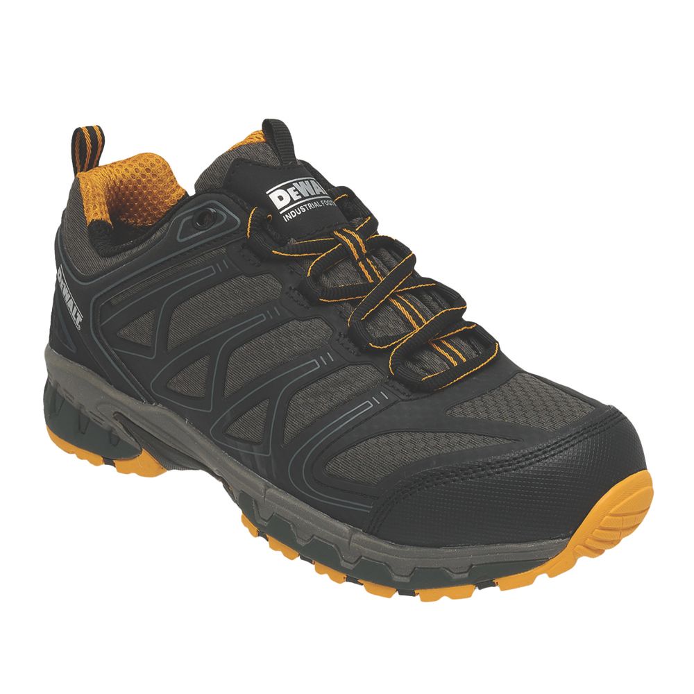 Baskets de sécurité SB DEWALT Garrison gris anthracite / jaune pointure 46