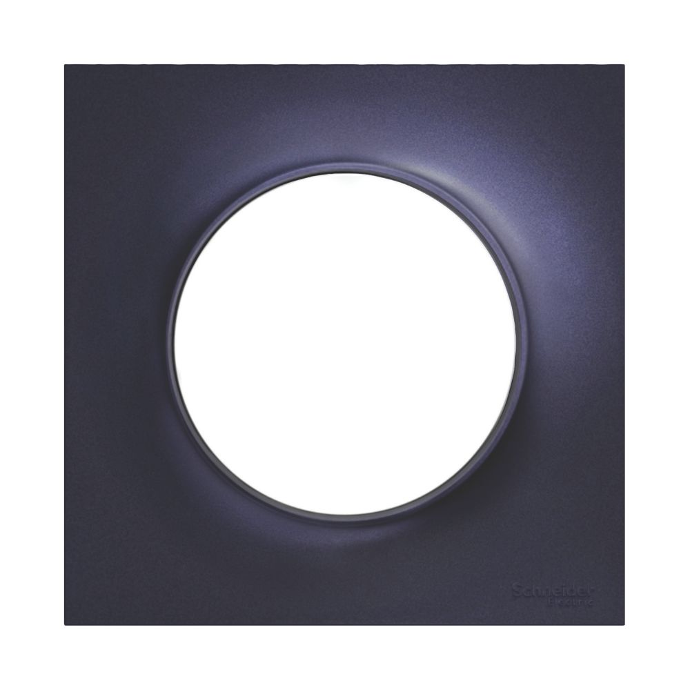 Plaque de finition 1 poste Odace Styl Anthracite Schneider