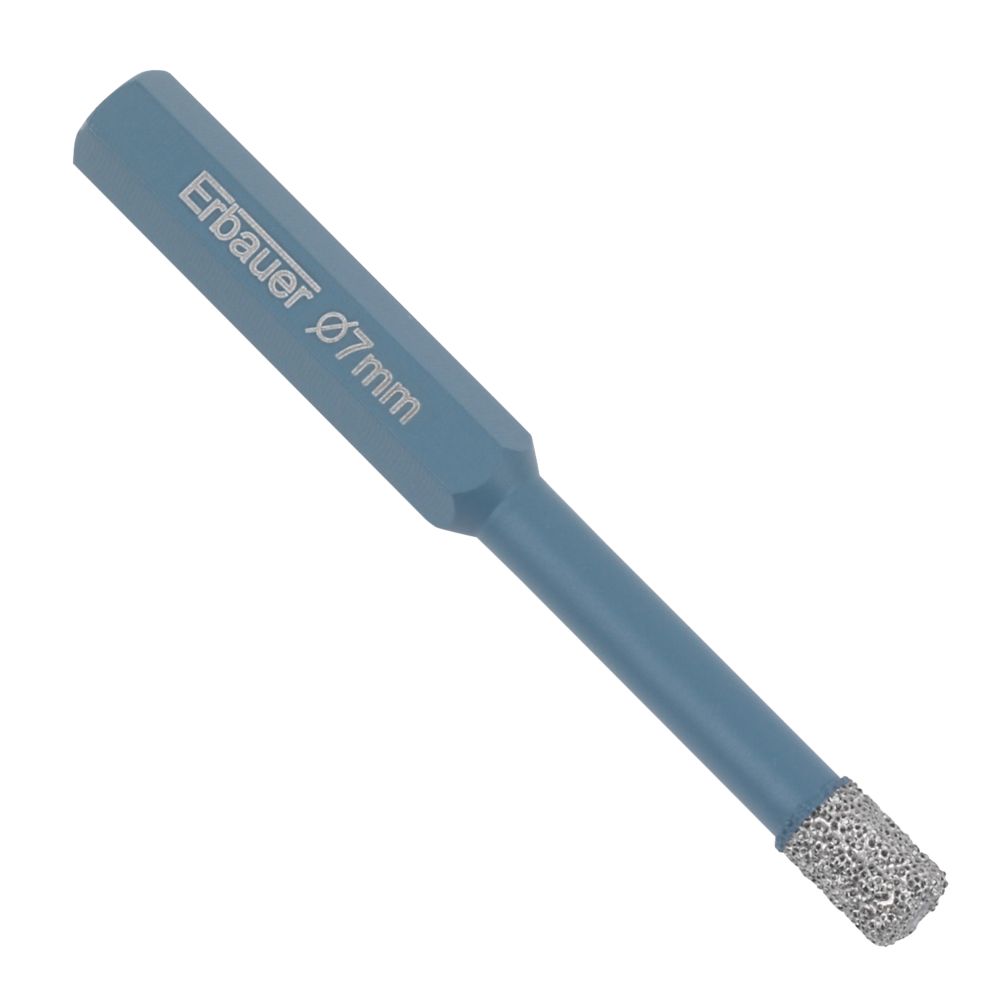 Foret diamant carrelage 7 x 80mm Erbauer