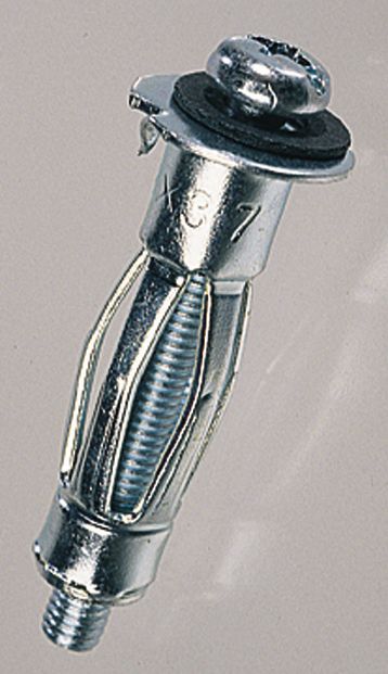 10 chevilles pour cloisons creuses Easyfix 16-32mm M5 x 72mm