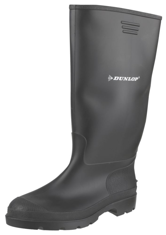 Dunlop Pricemastor Bottes De Pluie Mixte – Caoutchouc 100% PVC, Hauteur Genoux, Semelle Antidérapante