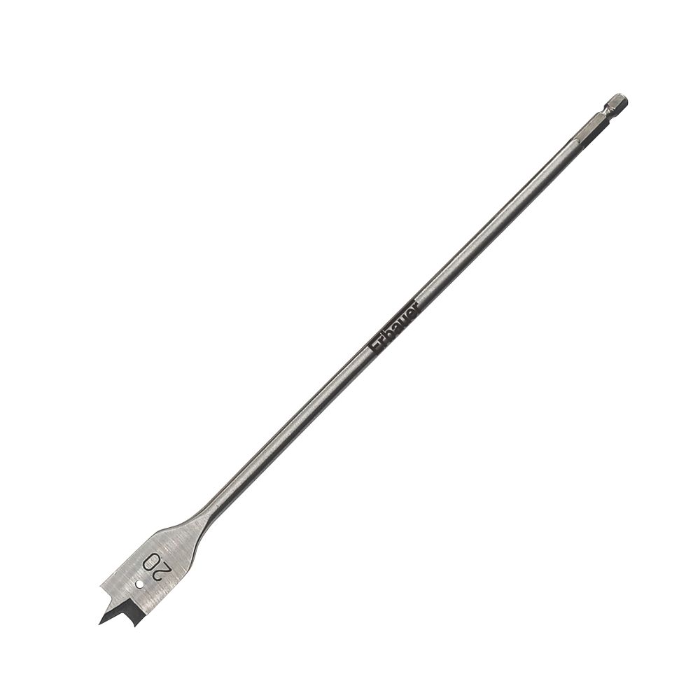 Mèche à bois plate 20mm x 300mm Erbauer