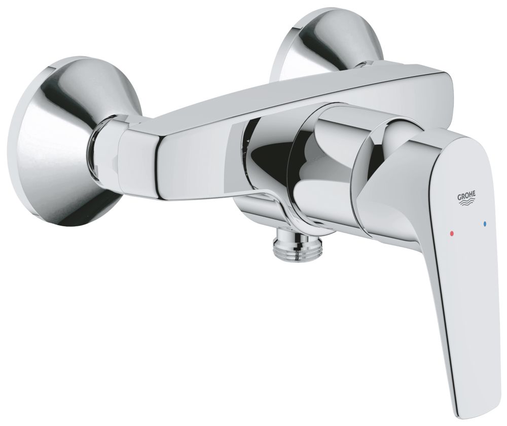 Mitigeur de douche à levier unique chromé Grohe STARTFLOW